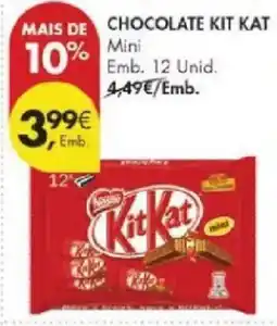 Pingo Doce Chocolate kit kat mini promoção