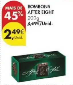 Pingo Doce Bombons after eight promoção