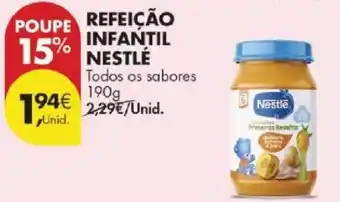 Pingo Doce Refeição infantil nestle promoção