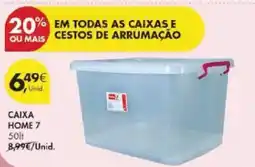 Pingo Doce Caixa home 7 promoção