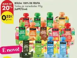 Pingo Doce Bolsa 100% de fruta promoção