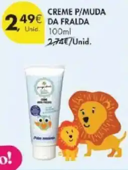 Pingo Doce Creme p/muda da fralda promoção