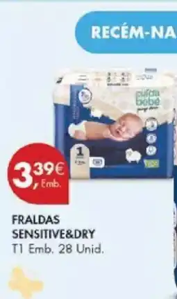 Pingo Doce Fraldas sensitive&dry promoção