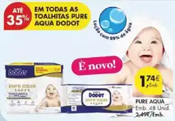 Pingo Doce Pure aqua Dodot promoção