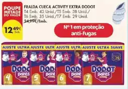Pingo Doce Fralda cueca activity extra dodot promoção