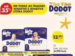 Pingo Doce Dodot T3 promoção