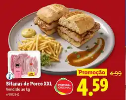 Lidl Bifanas de Porco XXL promoção