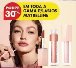Pingo Doce Em toda a gama p/lábios maybelline promoção