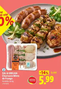 Lidl Sale grelha churrasco misto de frango promoção