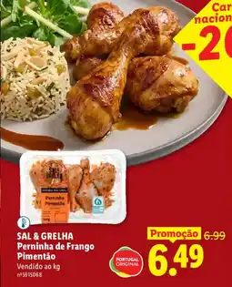 Lidl SAL & GRELHA Perninha de Frango Pimentão promoção