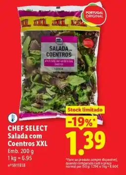 Lidl CHEF SELECT Salada com Coentros XXL promoção
