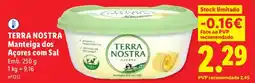 Lidl TERRA NOSTRA Manteiga dos Açores com Sal promoção