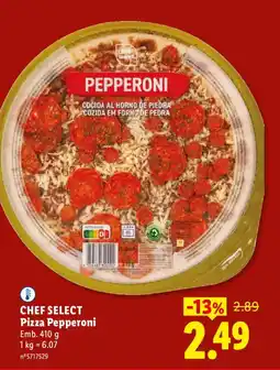 Lidl CHEF SELECT Pizza Pepperoni promoção