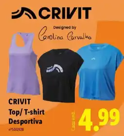 Lidl CRIVIT Top/ T-shirt Desportiva promoção
