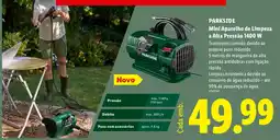 Lidl PARKSIDE Mini Aparelho de Limpeza a Alta Pressão 1400 W promoção