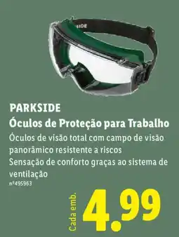 Lidl PARKSIDE Óculos de Proteção para Trabalho promoção