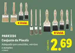 Lidl PARKSIDE Conjunto de Pincéis promoção