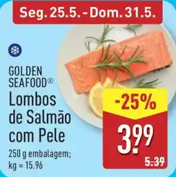 ALDI GOLDEN SEAFOOD Lombos de Salmão com Pele promoção