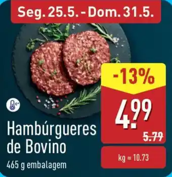 Hambúrgueres de Bovino