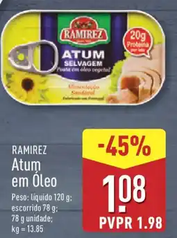 ALDI RAMIREZ Atum em Oleo promoção