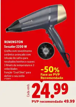 Lidl REMINGTON Secador 2200 W promoção