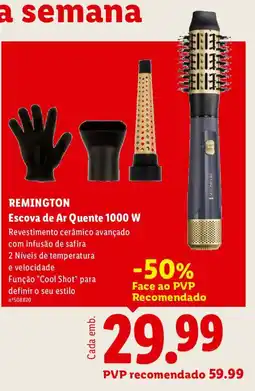 Lidl REMINGTON Escova de Ar Quente 1000 W promoção