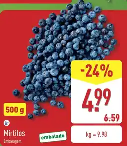ALDI Mirtilos promoção