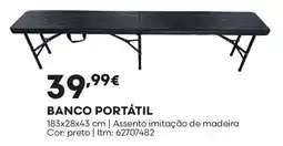Bricomarché Banco portátil promoção