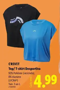 Lidl CRIVIT Top/T-shirt Desportiva promoção