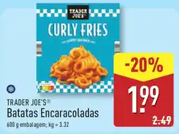 ALDI TRADER JOE'S Batatas Encaracoladas promoção