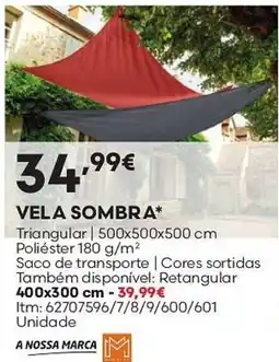 Bricomarché Vela sombra promoção