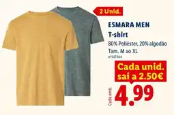 Lidl ESMARA MEN T-shirt promoção