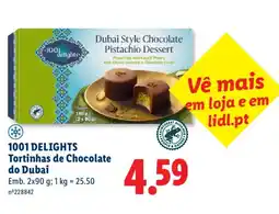 Lidl 1001 DELIGHTS Tortinhas de Chocolate do Dubai promoção