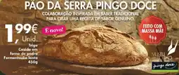Pingo Doce Trigo Cozido em forno de pedra Fermentação lenta promoção