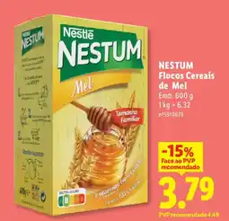Lidl NESTUM Flocos Cereais de Mel promoção