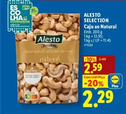 Lidl ALESTO SELECTION Caju ao Natural promoção