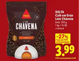 Lidl DELTA Café em Grão Lote Chávena promoção