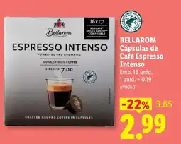 Lidl BELLAROM Cápsulas de Café Espresso Intenso promoção