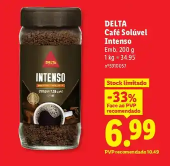 Lidl DELTA Café Solúvel Intenso promoção