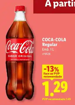 Lidl COCA-COLA Regular promoção