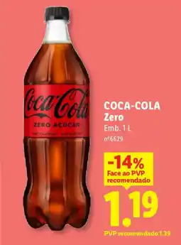Lidl COCA-COLA Zero promoção