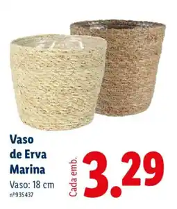 Lidl Vaso de Erva Marina Vaso: 18 cm promoção
