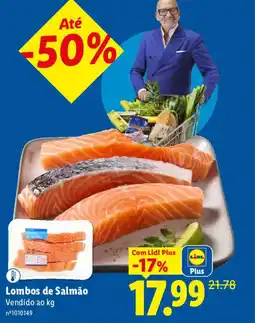 Lidl Lombos de Salmão promoção