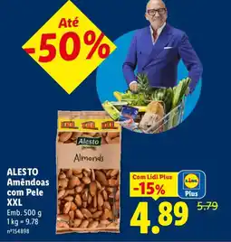Lidl ALESTO Amêndoas com Pele XXL promoção