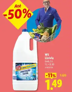 Lidl W5 Lixívia promoção
