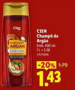 Lidl CIEN Champo de Argão promoção