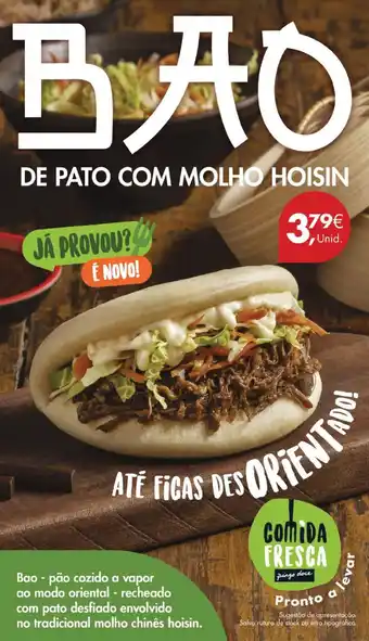 Pingo Doce Bao de pato com molho hoisin promoção