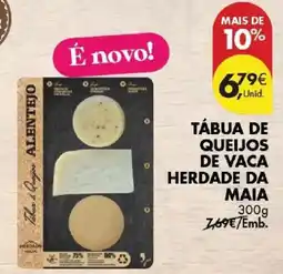 Pingo Doce Tábua de queijos de vaca herdade da maia promoção