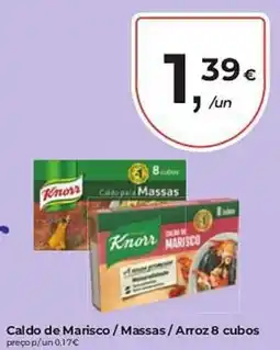 Aqui é fresco Caldo de Marisco / Massas/Arroz 8 cubos promoção