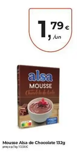 Aqui é fresco Mousse Alsa de Chocolate promoção